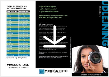 Objektivudlejning prisliste